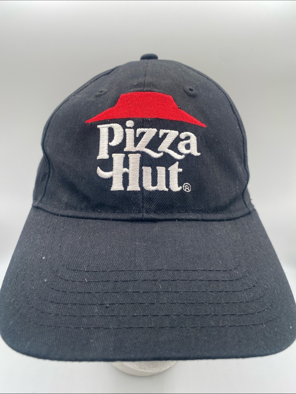 Pizza Hut Black and Red Logo Baseball Cap
